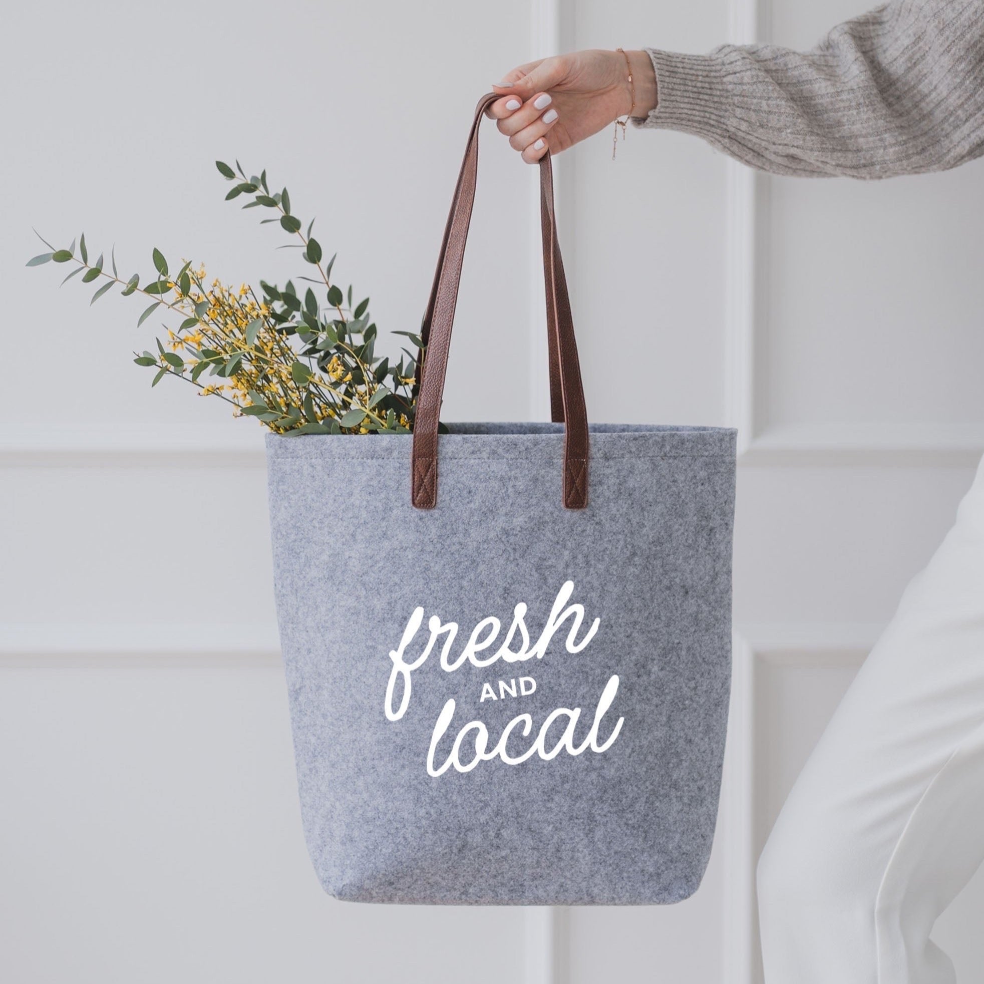 Filztasche GRAU | Fresh and Local