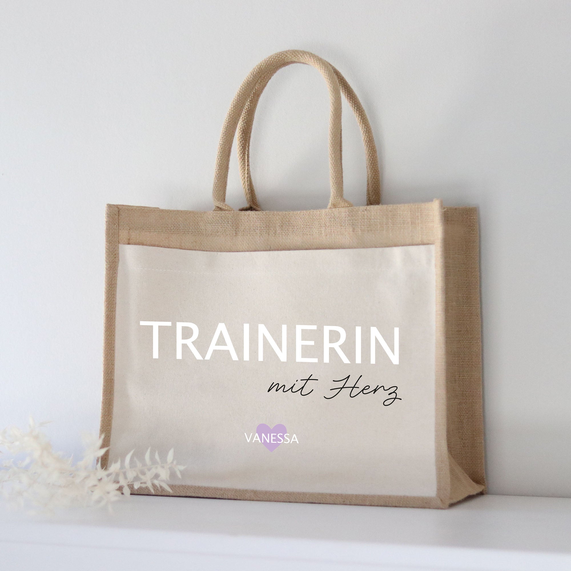 Personalisierte Jutetasche | Trainerin