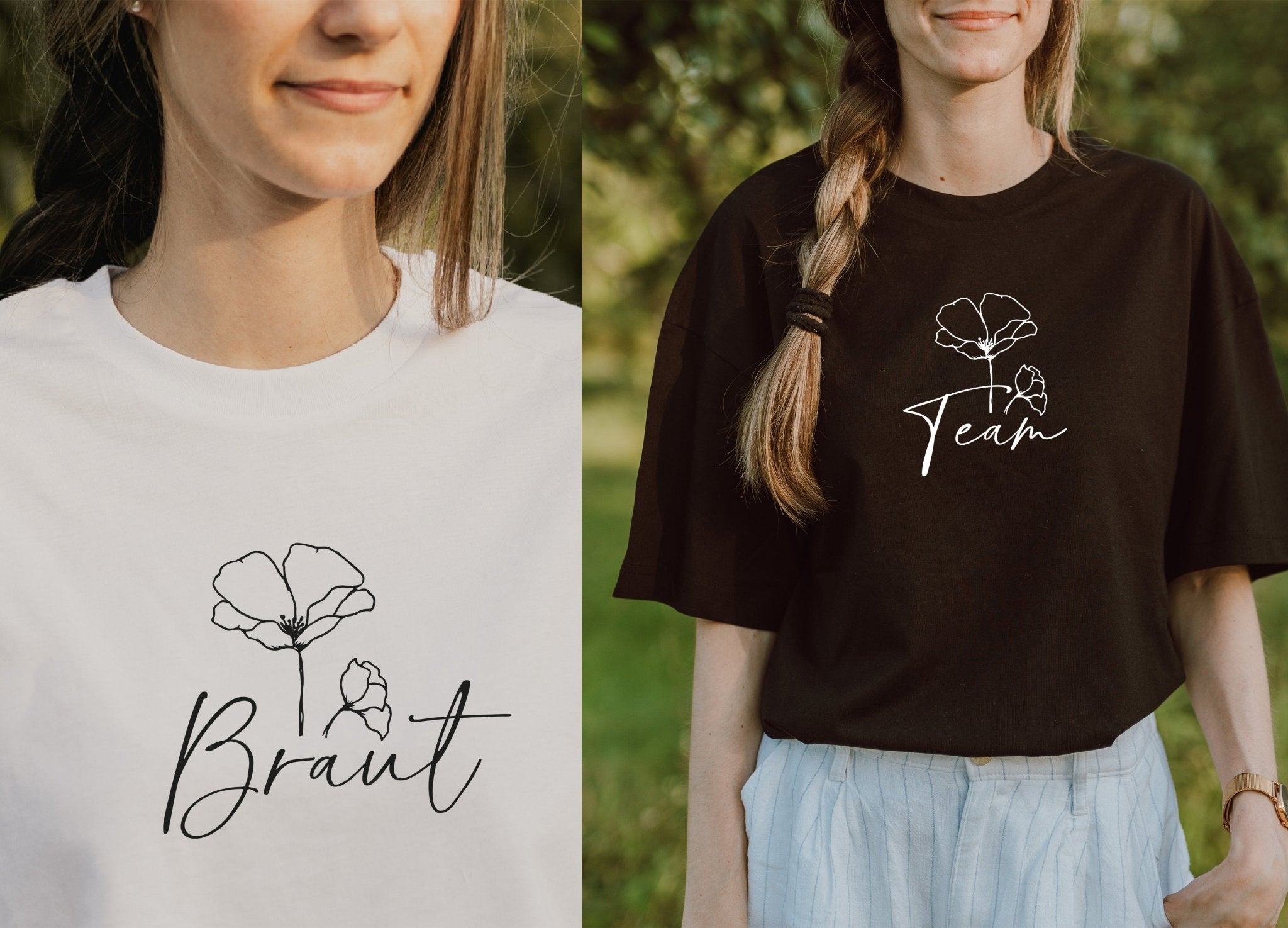 JGA Shirt | Braut Blume